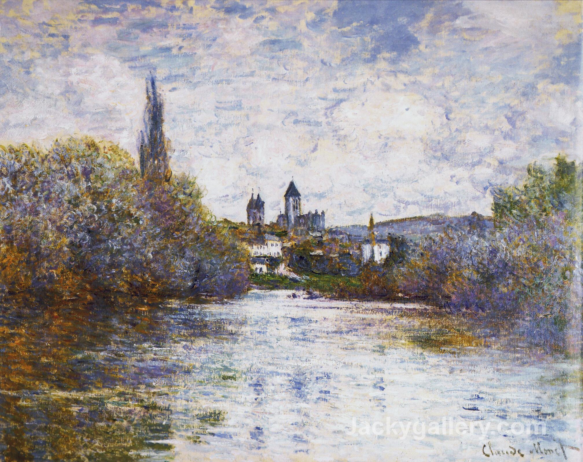 Vetheuil, The Small Arm of the Seine by Claude Monet paintings reproduction